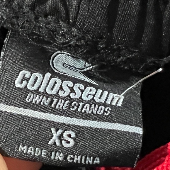 Maryland Terrapins Lacrosse Shorts Men’s Size XS Black Red Yellow Athletic - Picture 6 of 6